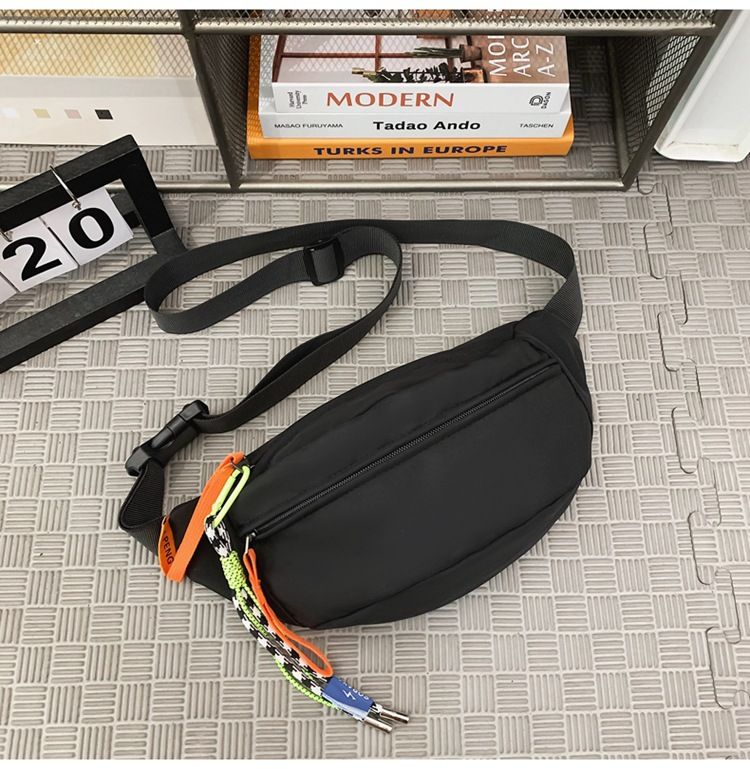 Chest bag, men's Instagram trendy small bag, waterproof Japanese casual crossbody bag, sports shoulder bag, men's waist bag, women's shoulder bag