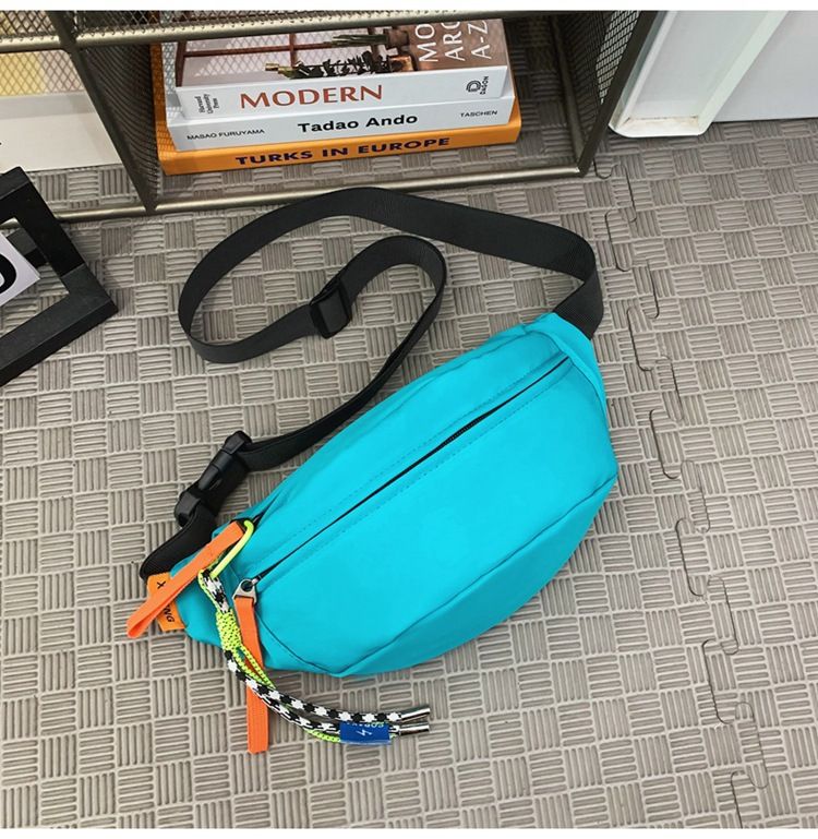 Chest bag, men's Instagram trendy small bag, waterproof Japanese casual crossbody bag, sports shoulder bag, men's waist bag, women's shoulder bag