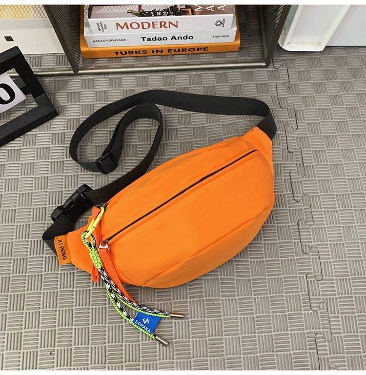 Chest bag, men's Instagram trendy small bag, waterproof Japanese casual crossbody bag, sports shoulder bag, men's waist bag, women's shoulder bag