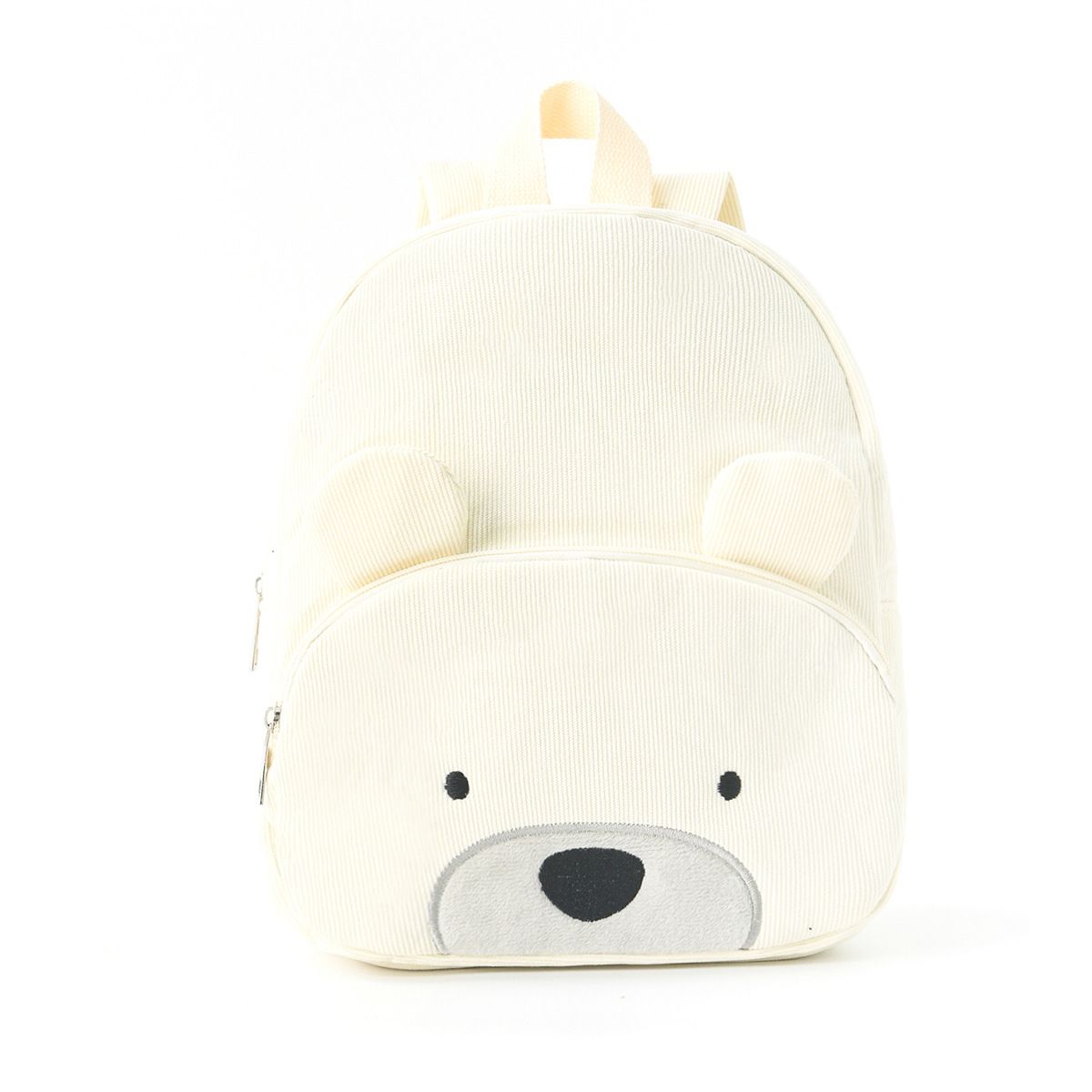 Popular cute teddy bear backpack with corduroy for elementary school students, fashionable casual backpack, cartoon plush bag