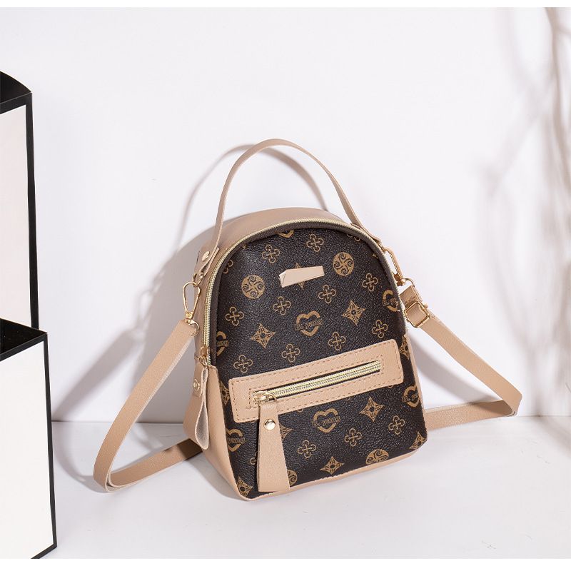 Flower Material Backpack Ladies Bag Fashion Backpack Women's Bag Fresh and Sweet Student Bag