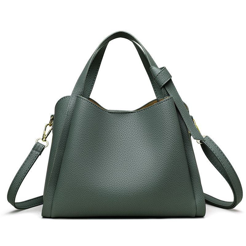 New spring and summer canvas niche design, high-end sense, simple and versatile, bucket chain, hand-held crossbody bag for women