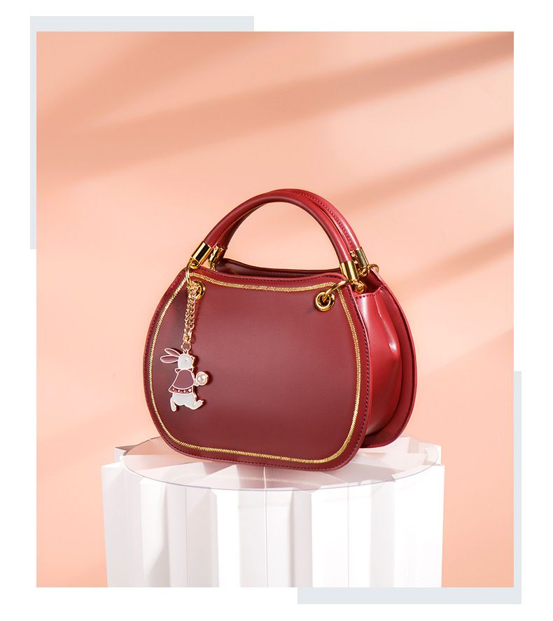 New Wedding Bag, Bridal Bag, Premium Wedding Bag, Female Atmosphere, Red, Small and Unique Crossbody Handbag