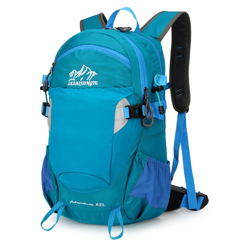 Outdoor hiking bag, large capacity hiking backpack, multifunctional stand, nylon waterproof leisure backpack