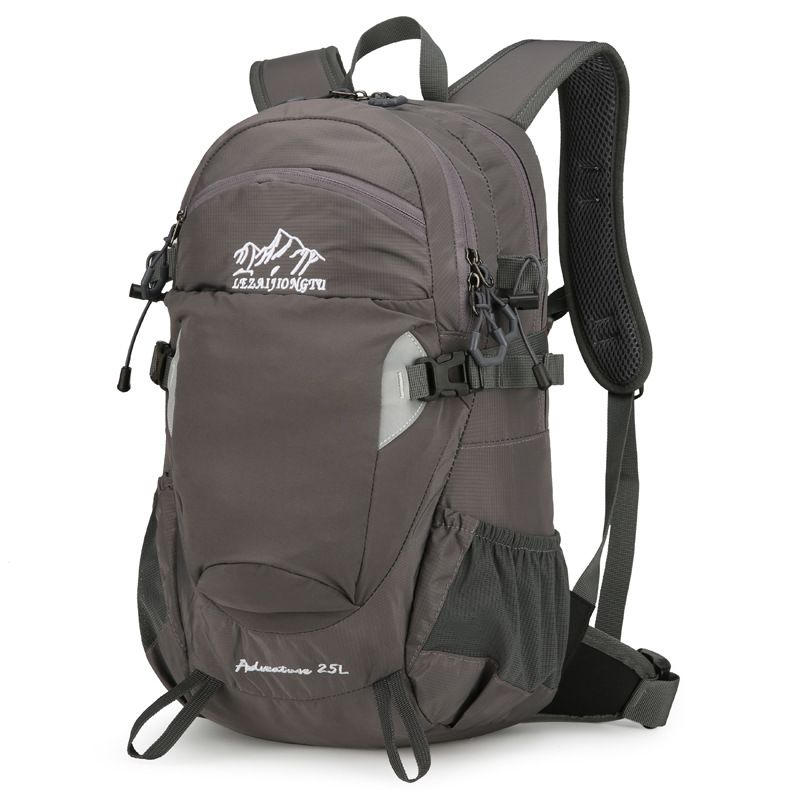 Outdoor hiking bag, large capacity hiking backpack, multifunctional stand, nylon waterproof leisure backpack