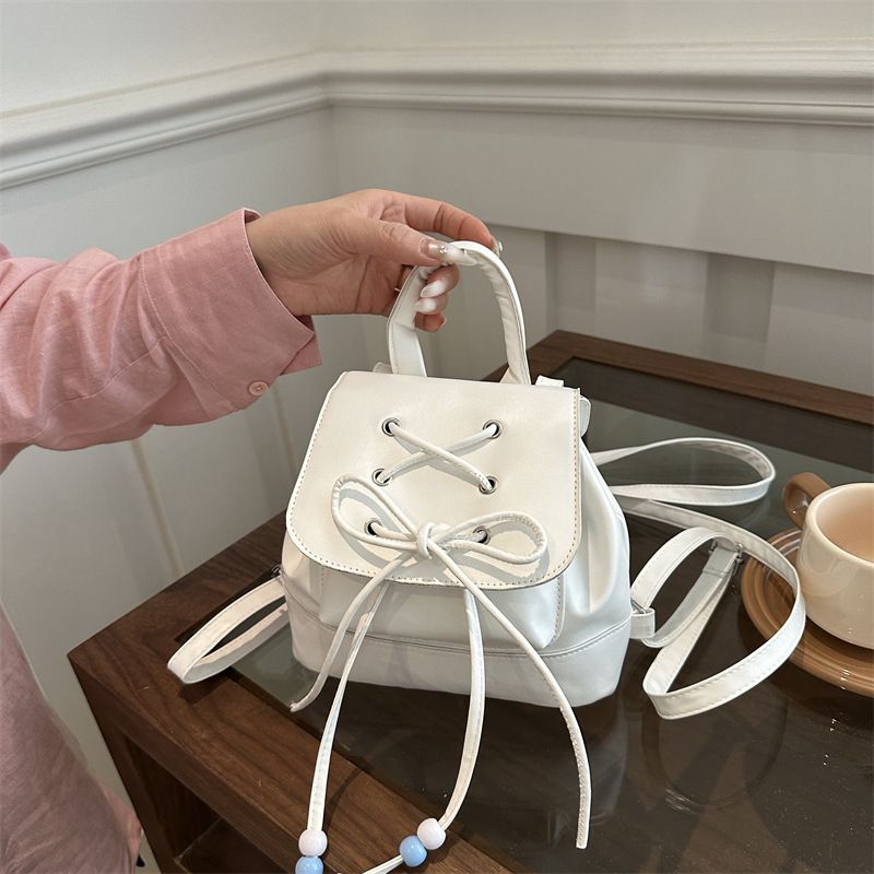 Fashion Academy Wind Backpack Handheld Bucket Bag Travel Bag Shoulder Bag Women's New Cross Shoulder Small Backpack