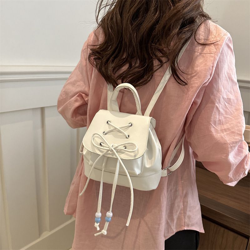 Fashion Academy Wind Backpack Handheld Bucket Bag Travel Bag Shoulder Bag Women's New Cross Shoulder Small Backpack