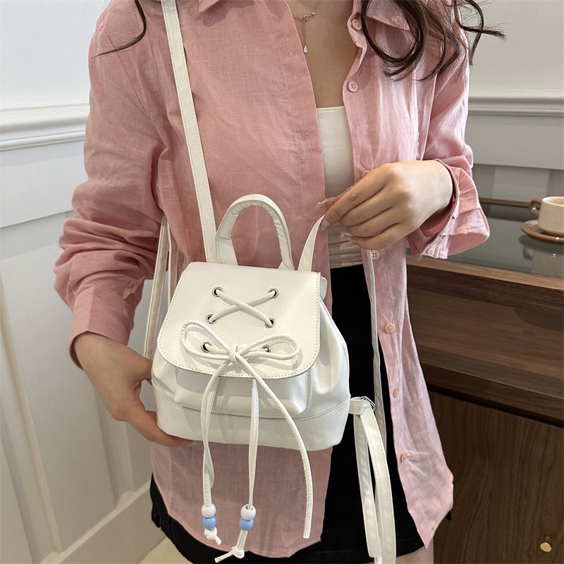 Fashion Academy Wind Backpack Handheld Bucket Bag Travel Bag Shoulder Bag Women's New Cross Shoulder Small Backpack
