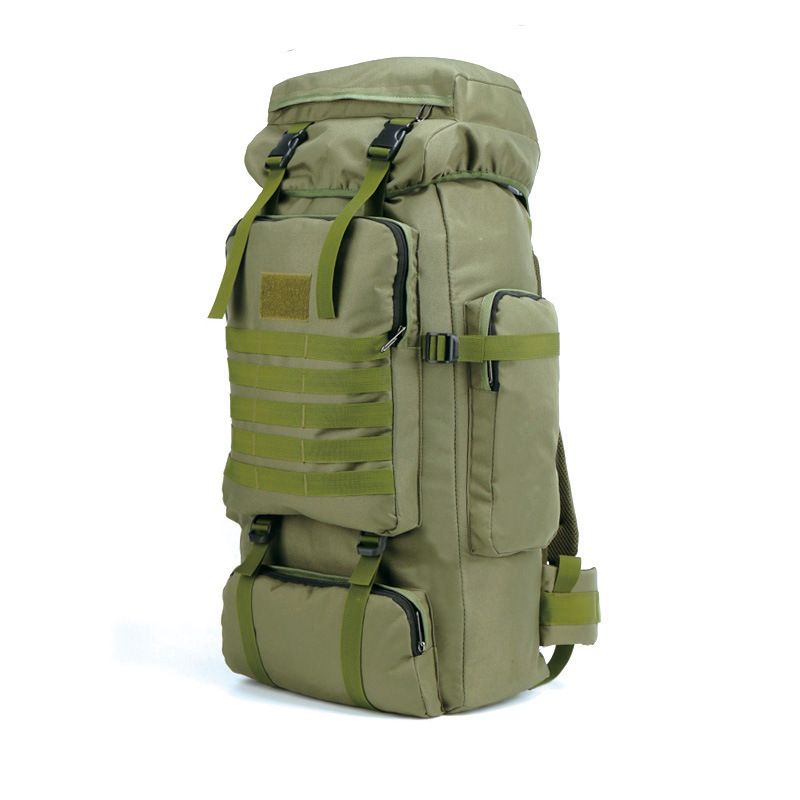 80 liter outdoor tactical multifunctional large capacity camping, hiking, cycling, hiking, backpack, outdoor supplies, travel bag