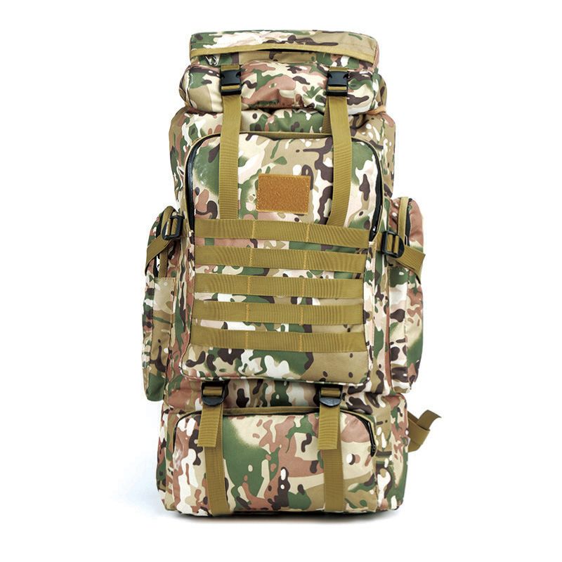 80 liter outdoor tactical multifunctional large capacity camping, hiking, cycling, hiking, backpack, outdoor supplies, travel bag