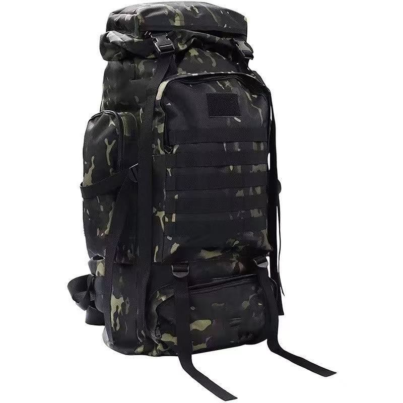 80 liter outdoor tactical multifunctional large capacity camping, hiking, cycling, hiking, backpack, outdoor supplies, travel bag