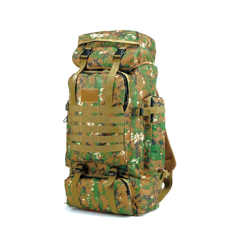 80 liter outdoor tactical multifunctional large capacity camping, hiking, cycling, hiking, backpack, outdoor supplies, travel bag