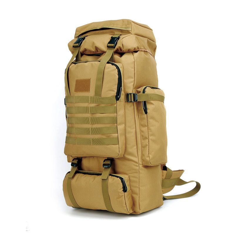 80 liter outdoor tactical multifunctional large capacity camping, hiking, cycling, hiking, backpack, outdoor supplies, travel bag