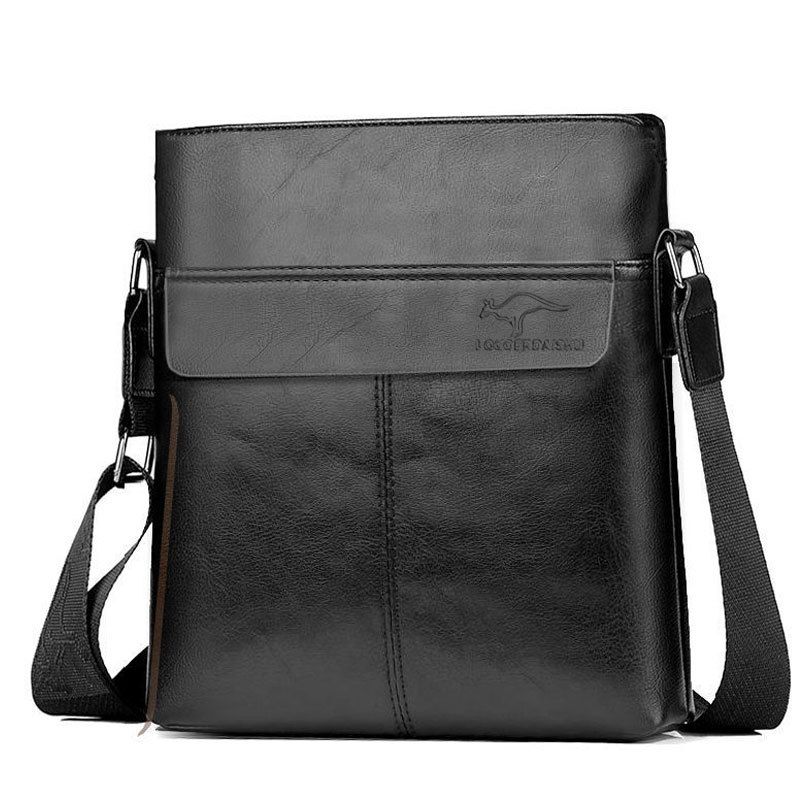 New business men's shoulder bag, large capacity casual crossbody bag, vertical men's bag