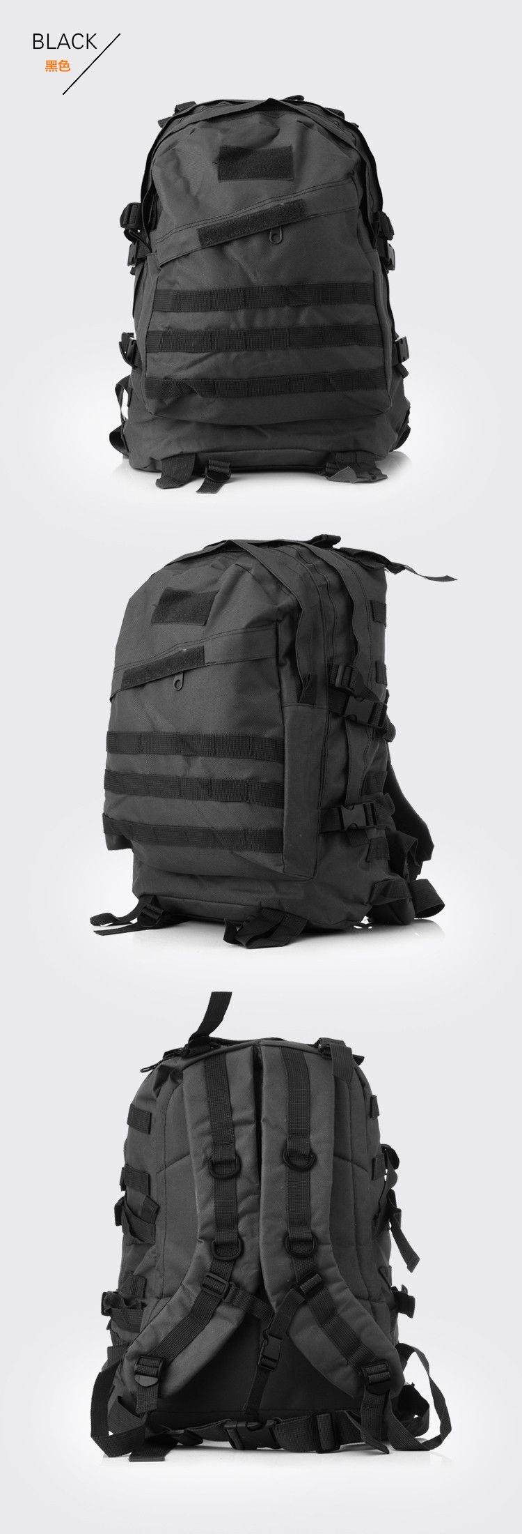 Military fan 3D backpack outdoor camping hiking sports shoulder camouflage backpack tactical backpack men