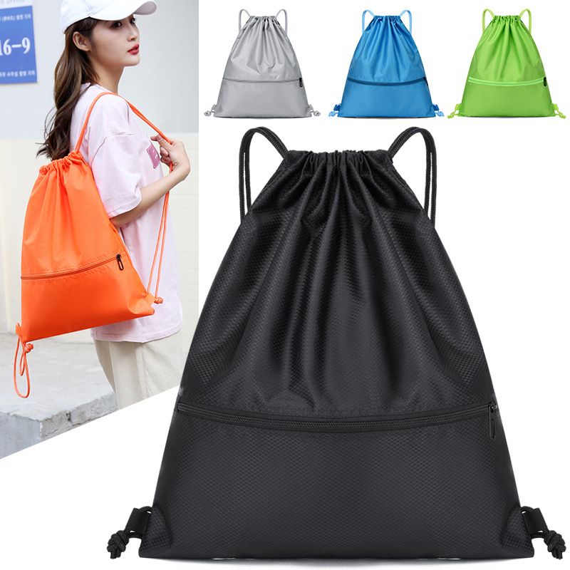 Large Capacity Bundle Pocket Backpack Drawstring Backpack Sports Fitness Training Bag