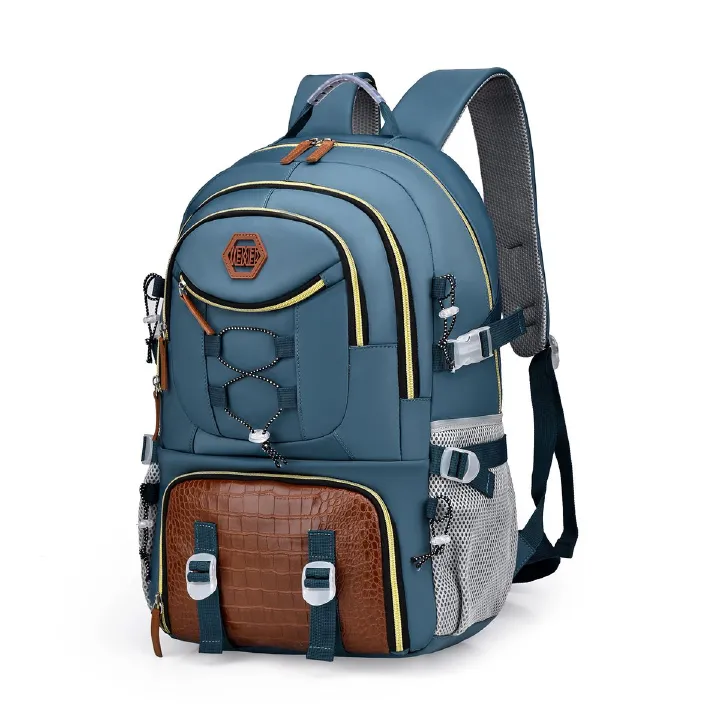 Backpack, backpack, women's lightweight large capacity backpack, high-end travel bag, hiking bag, Oxford cloth backpack