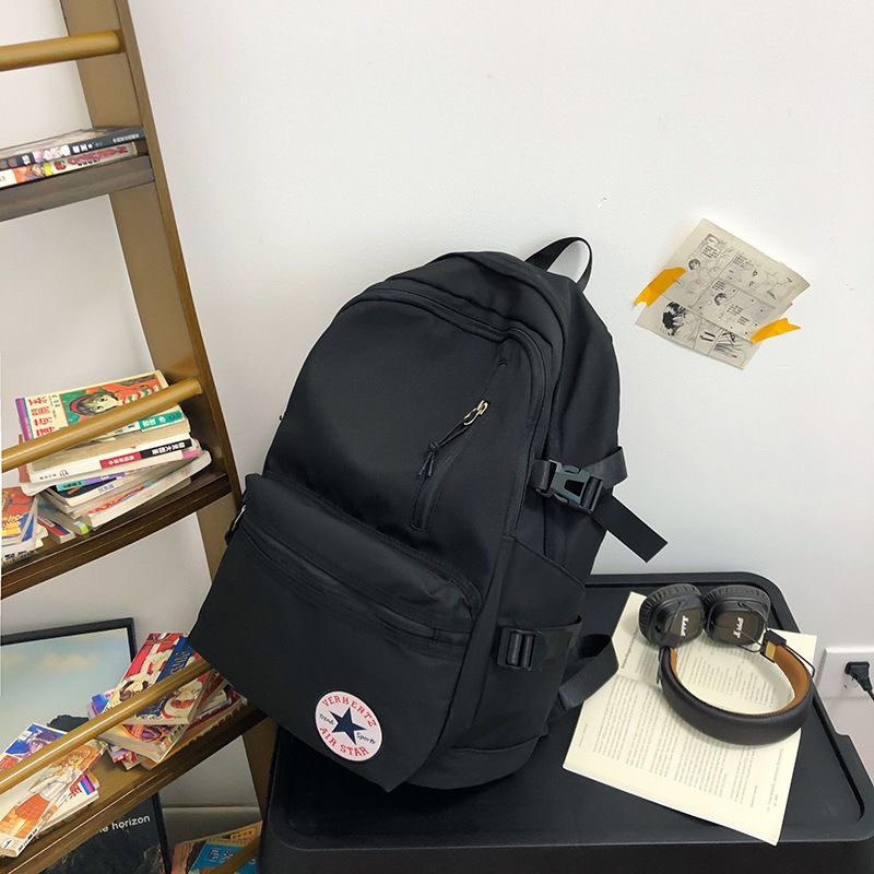 New student backpack for women, Japanese style, minimalist campus style, high school student backpack, large capacity computer backpack, backpack