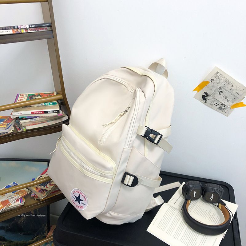 New student backpack for women, Japanese style, minimalist campus style, high school student backpack, large capacity computer backpack, backpack