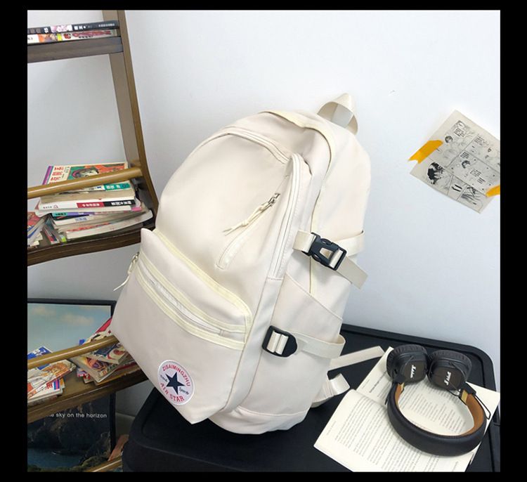 New student backpack for women, Japanese style, minimalist campus style, high school student backpack, large capacity computer backpack, backpack