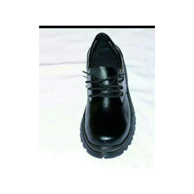 Boys and girls Leather Shoes Solid Black School Kids Shoes Spring Autumn Baby Casual School Shoes Children Shoes