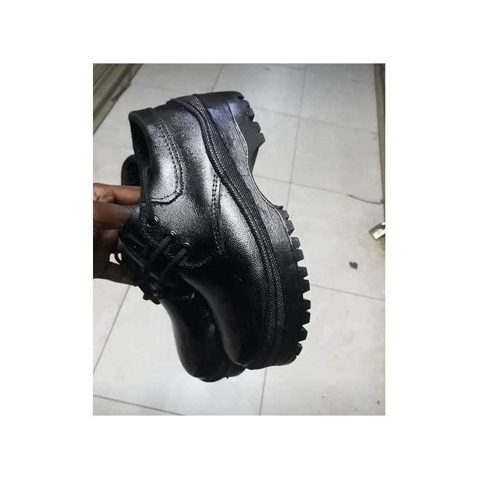 Boys and girls Leather Shoes Solid Black School Kids Shoes Spring Autumn Baby Casual School Shoes Children Shoes
