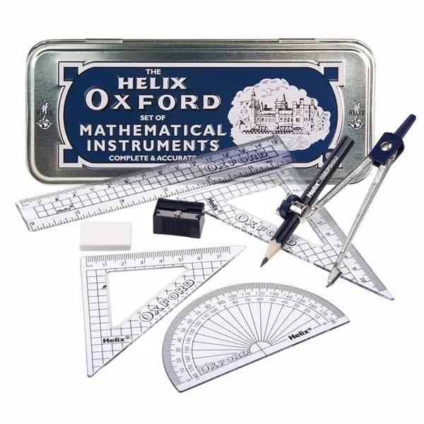 Oxford Geometry set the helix oxford geometrical set for school