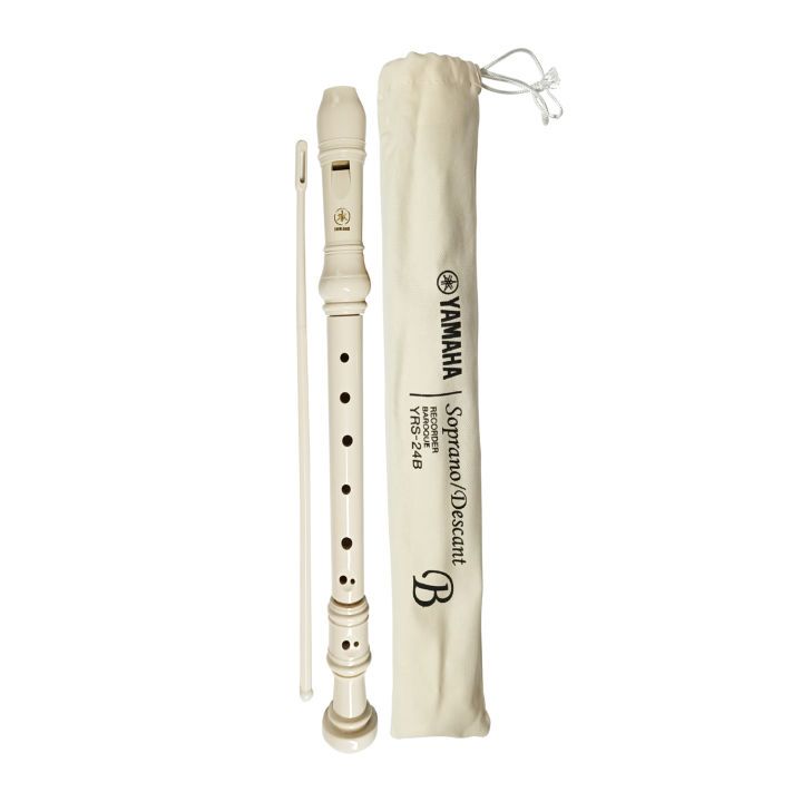 Generic Flute Soprano Recorder With Cleaning Stick for CBC and music enthusiasts