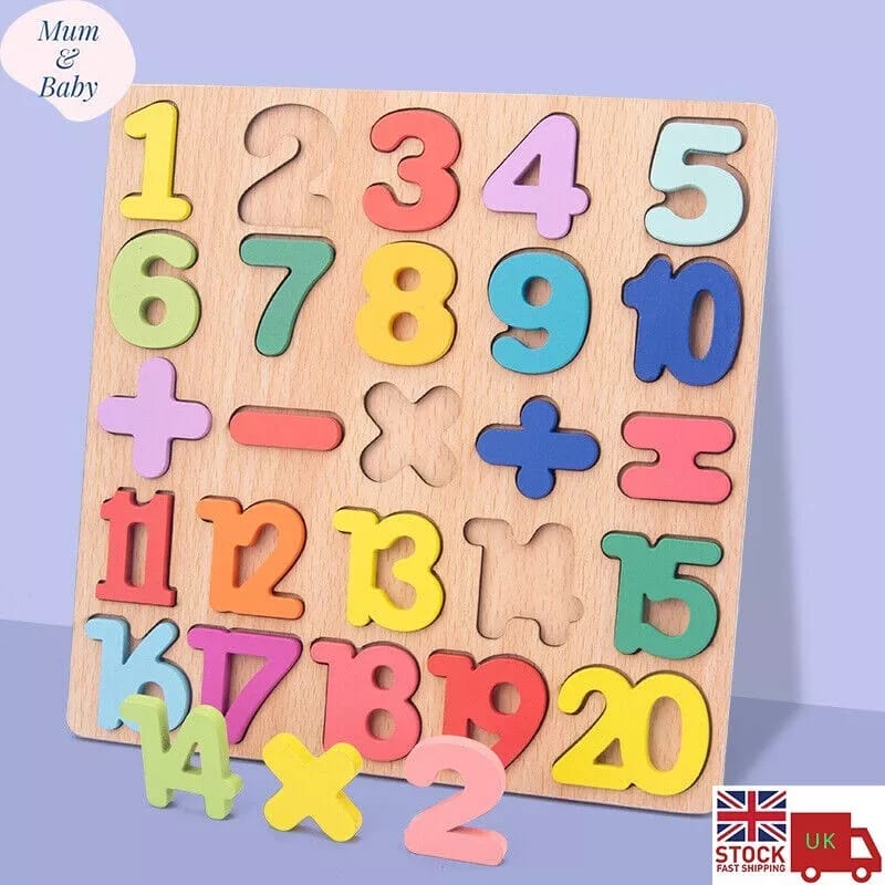 Kids 3 SET GAMES Jumbo Pack numbers 1 to 20, ABC alphabets and all shapes  wooden game board numbers for CBC toy game helps kids learn mathematics for CBC kids plus mathematical signs