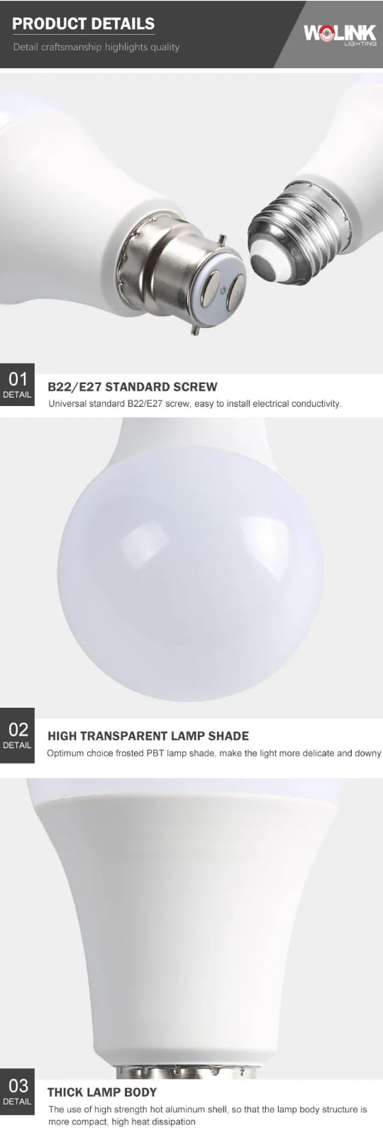 OFFER!!  2 PIECES 5W white LED Energy Saving Bulb(2 BULBS )enough brightness