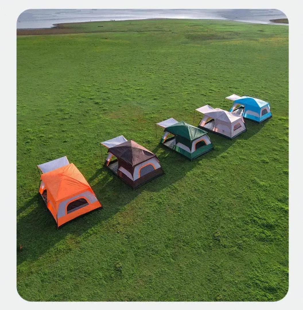 5-8 camping tent, wo rooms tent. All whether double layer tent