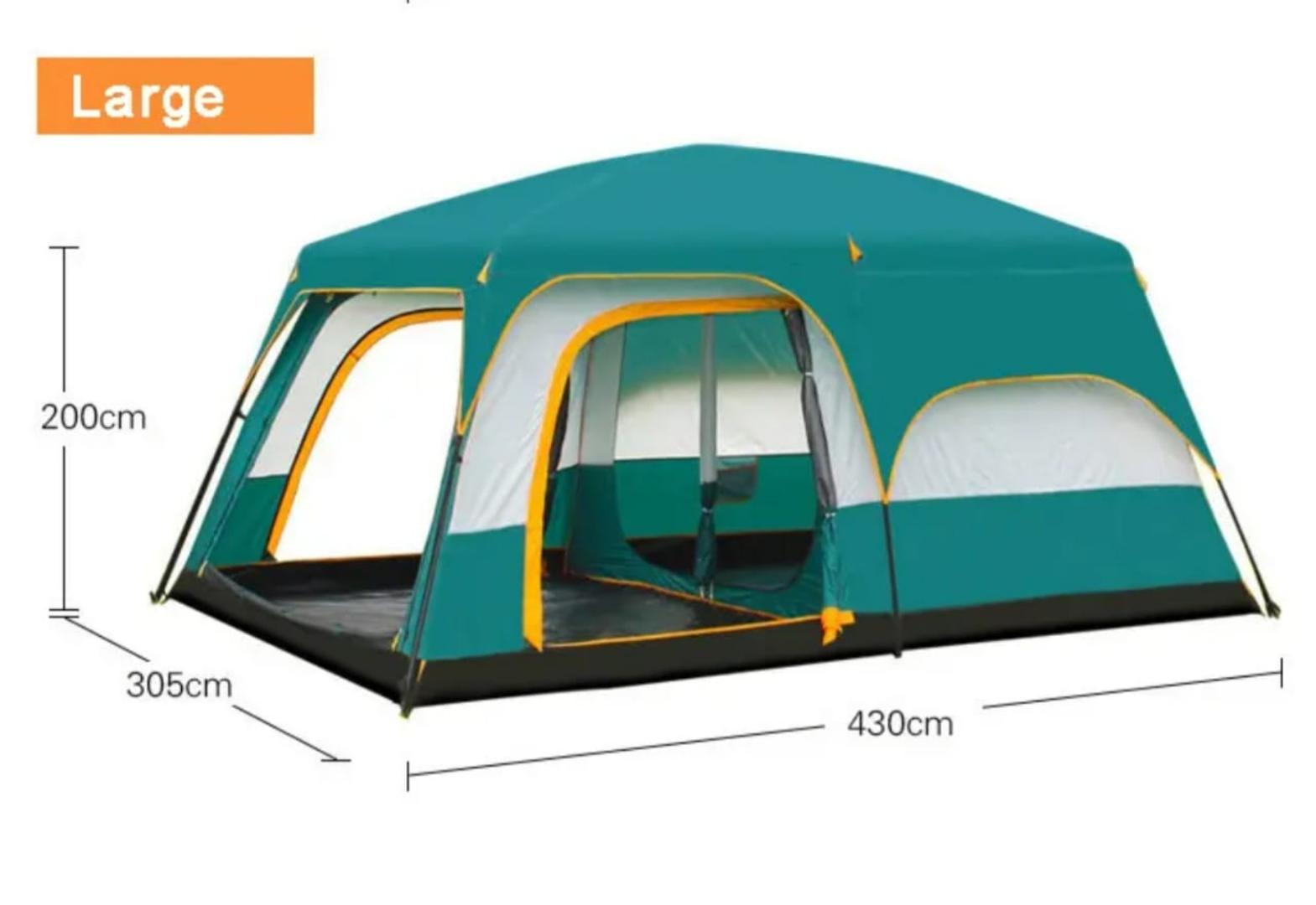 5-8 camping tent, wo rooms tent. All whether double layer tent