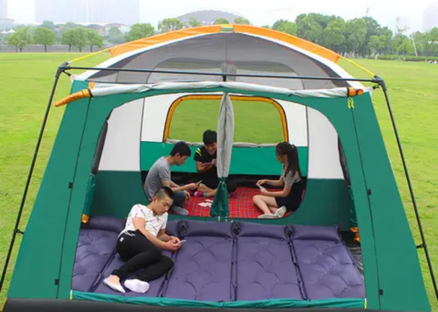 5-8 camping tent, wo rooms tent. All whether double layer tent
