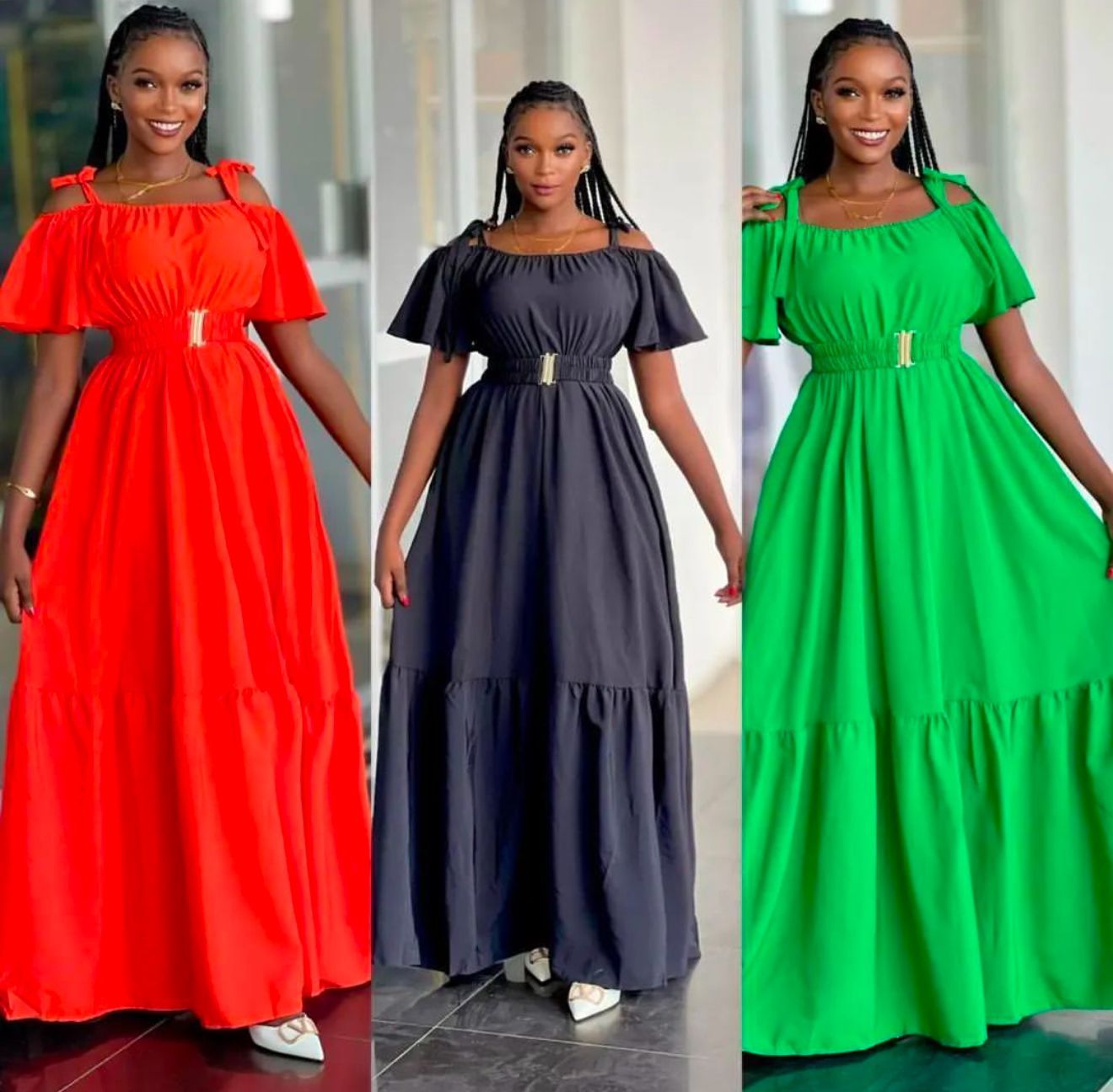 Elegant Long Maxi Dress – Perfect for Casual & Evening Parties