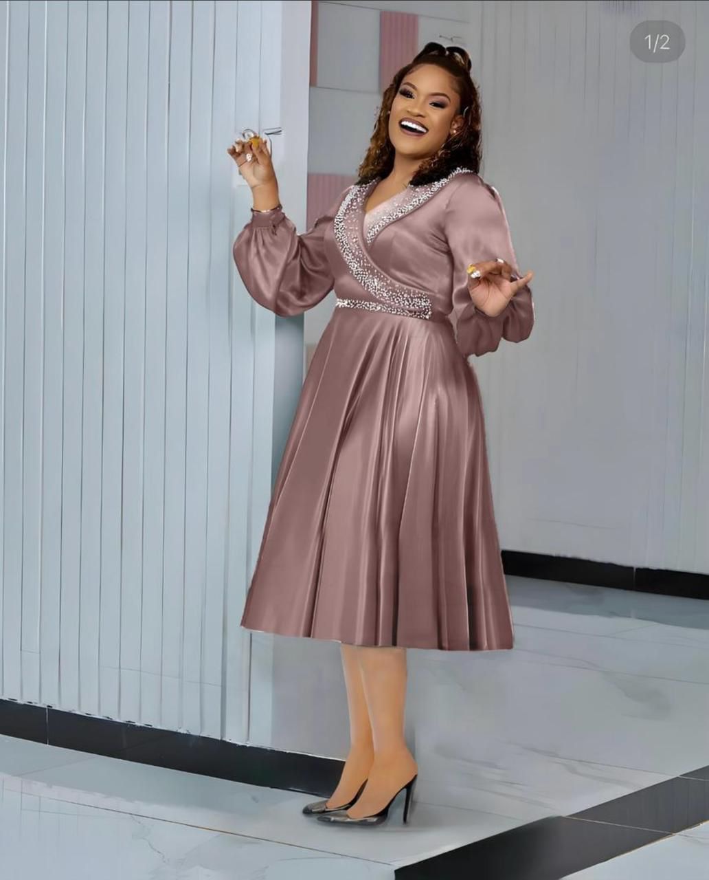 high-quality plus-size Dashiki-Maxi dress-bold & elegant Africa