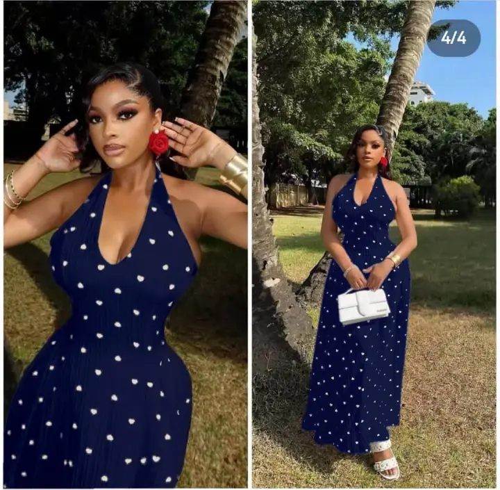 Elegant Long Flowing Dress – Classy Prom & Graduation Gown for Women | Trendy Summer Outfit for Weddings & Evening Parties