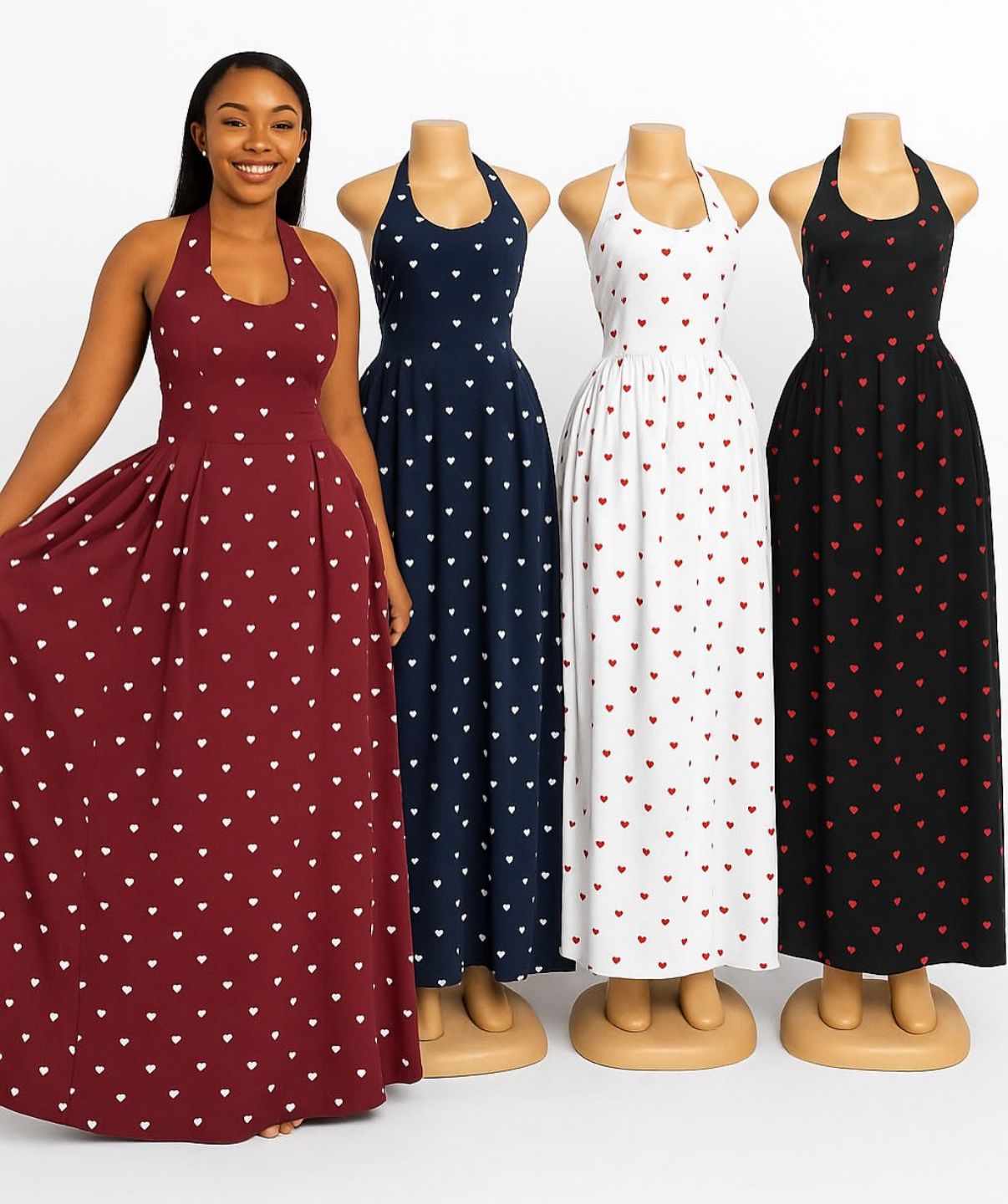 Elegant Long Flowing Dress – Classy Prom & Graduation Gown for Women | Trendy Summer Outfit for Weddings & Evening Parties