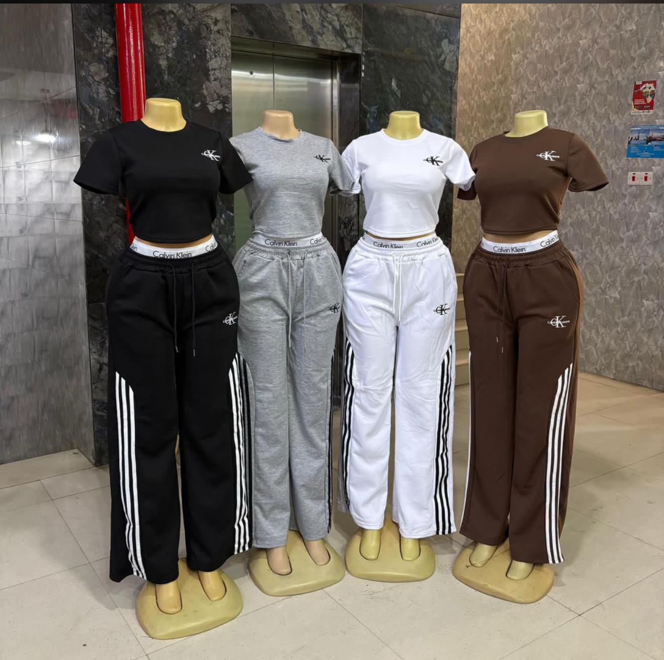 Ladies 2 Piece Outfit Set Elegant Matching Top and Trouser Fashion Casual Office Wear Trendy Clothes Kenya
