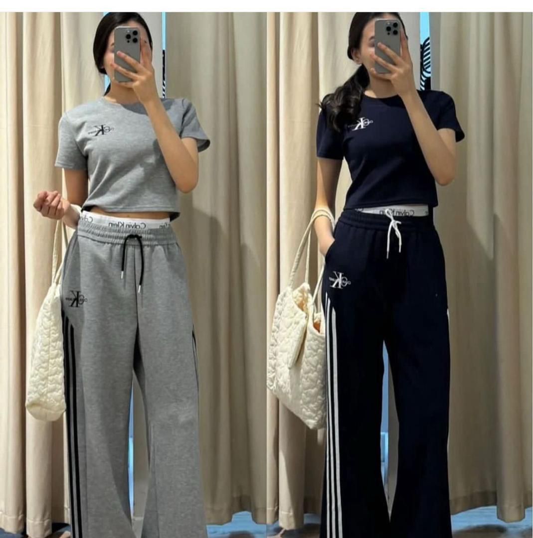 Ladies 2 Piece Outfit Set Elegant Matching Top and Trouser Fashion Casual Office Wear Trendy Clothes Kenya