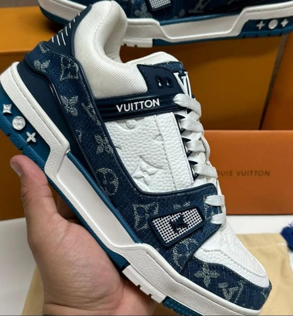 💯Quality fashion ✨️ Luis Vuitton LV Trainers men's / unisex shoes sneakers 🔥🔥