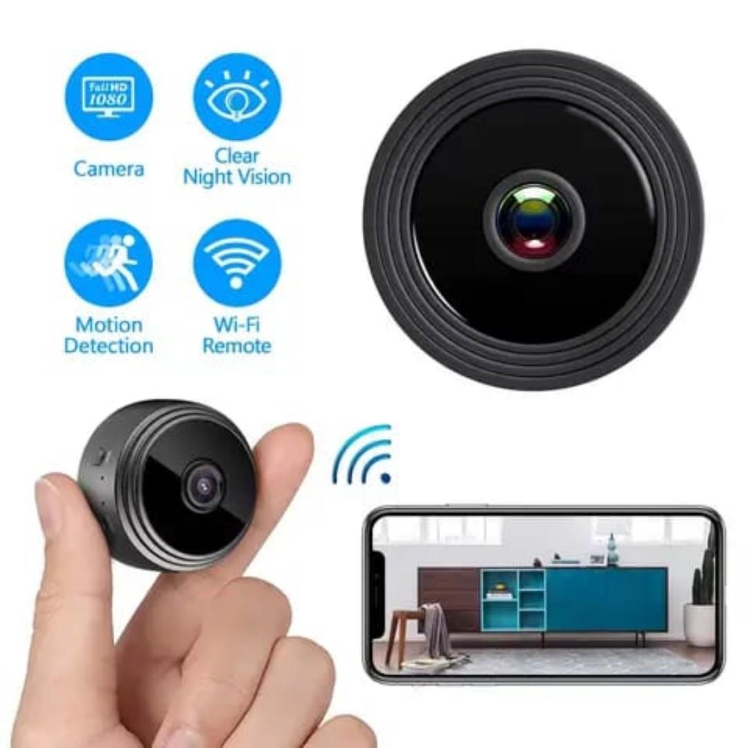 A9 Wireless 1080P HD WiFi Camera Rechargeable Battery Magnetic Mount Remote Viewing Multi-User Support High-Resolution Home Security