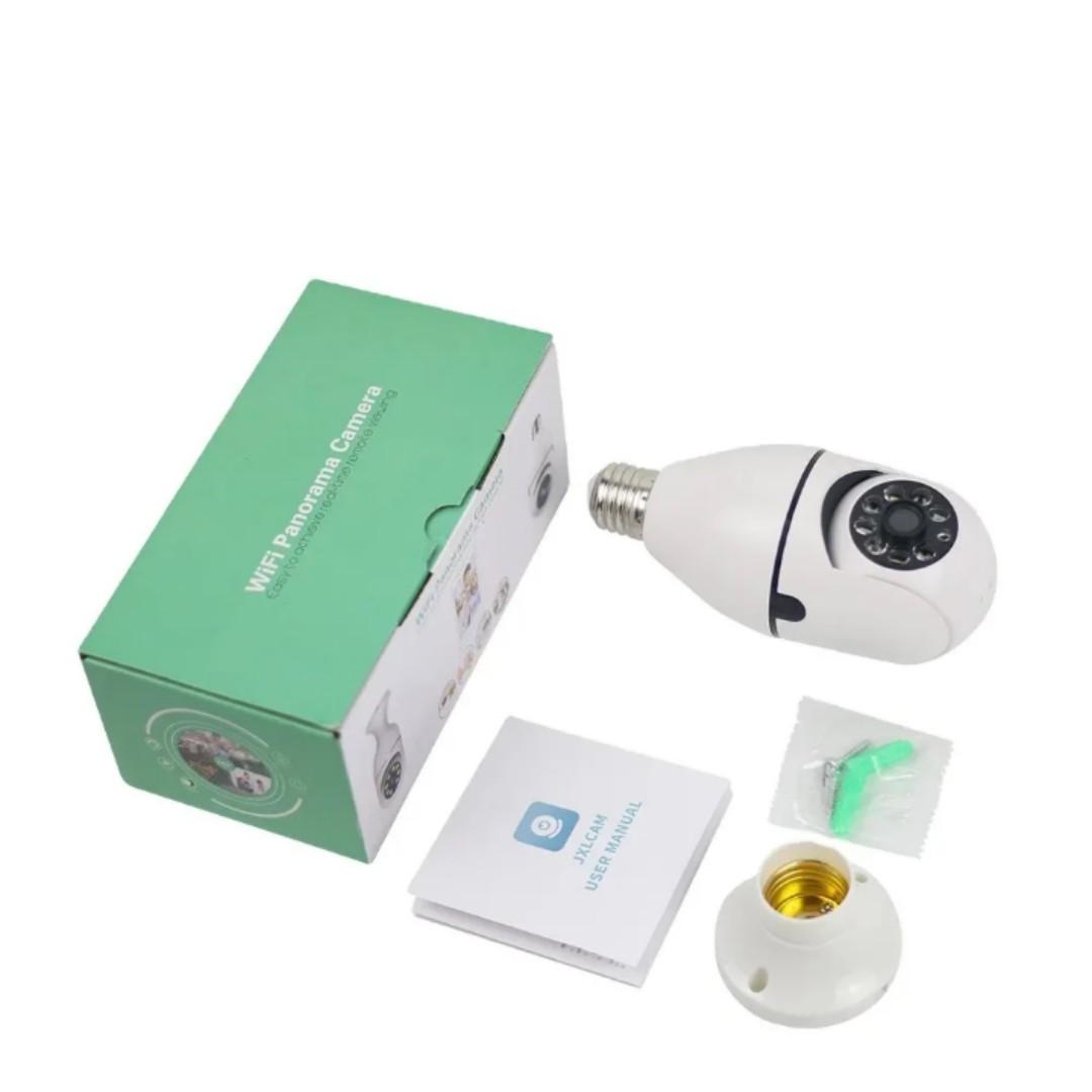 WiFi CCTV CAMERA 1080P Wireless 360 Degree Cctv Security Light 360 Panoramic Bulb Camera