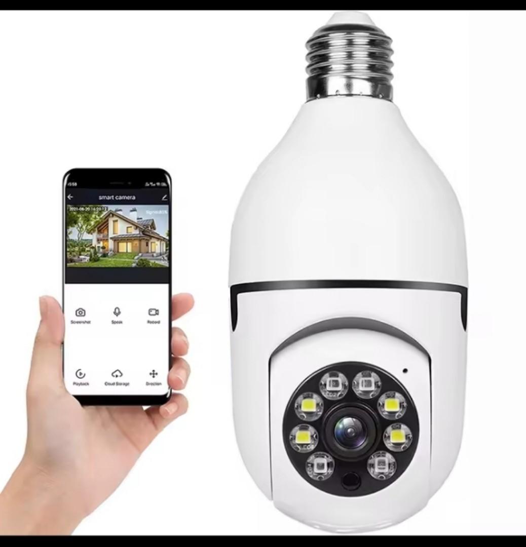 WiFi CCTV CAMERA 1080P Wireless 360 Degree Cctv Security Light 360 Panoramic Bulb Camera