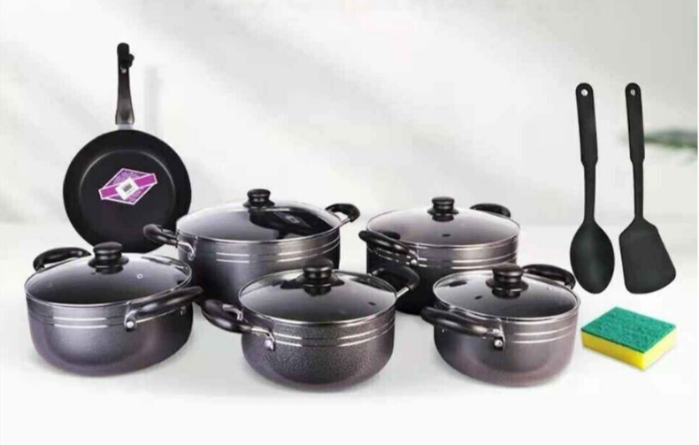 14 pcs non stick tc cookware set,high quality,durable and strong,do not fade,induction bottom,non stick.