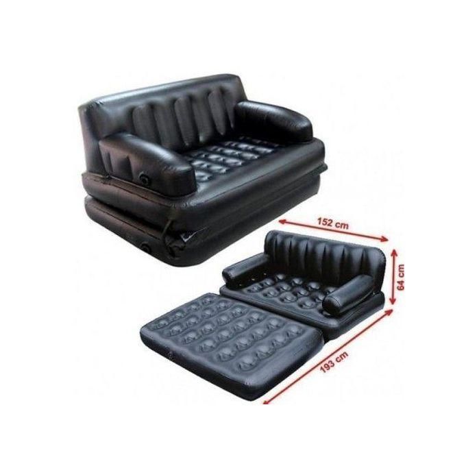 Bestway 5 IN1 Inflatable 2-seater Sofa-bed With Hand PumpThis awesome Inflatable 2-seater Sofa-bed is a multifunctional inflatable sofa-bed. It's both a sophisticated and comfortable furniture.