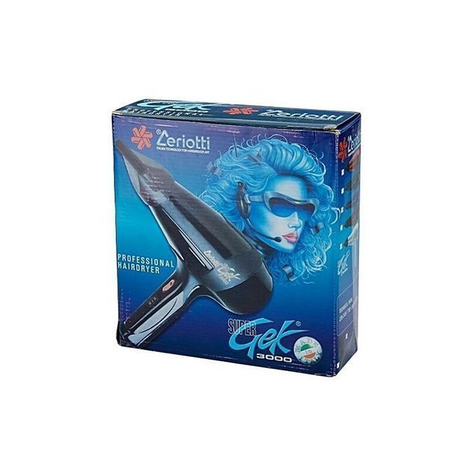 Ceriotti GEK 3000 Professional Hair Blow DryerYou can now own your personal hair dryer. It is handy,durable,produces low noise and it has lightweight and compact design. This Ceriotti heavy duty hair