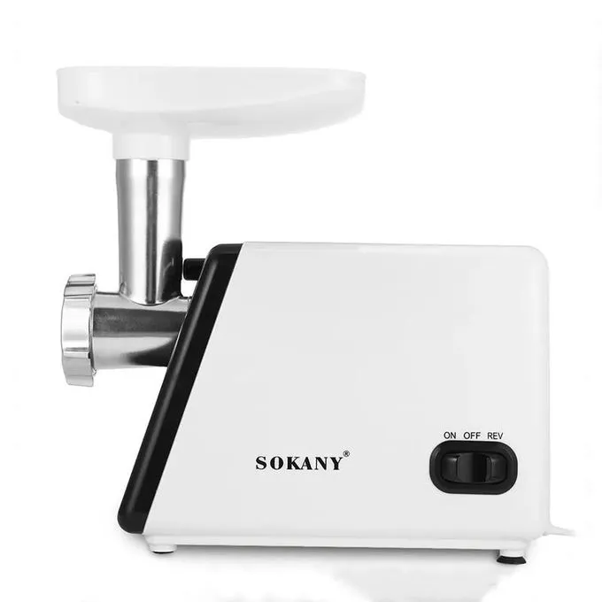 Sokany Meat Grinder, 2500W Max Stainless Steel Meat Grinder Electric,Heavy Duty Meat Mincer Machine with Sausage Stuffer Tube & Kubbe Kit for Home Kitchen Use
