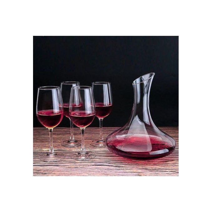 SHARE THIS PRODUCT


SPIEGELAU Wine Decanter Set with 6 Wine GlassesThe 7-piece Plain Color Wine Decanter Set includes a sleek decanter and 6 matching wine glasses. Designed for wine enthusiasts.