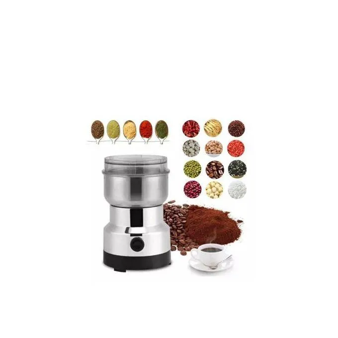 Electric mini grain /Coffee grinderMulti-Purpose Grinding】Multi-function grain mill is perfect for daily use and can grind various DRIED/DEHYDRATED materials, including beans, peppers, chili, coffee b