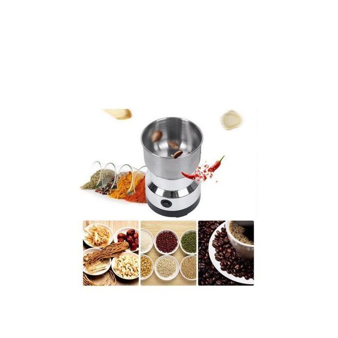 Electric mini grain /Coffee grinderMulti-Purpose Grinding】Multi-function grain mill is perfect for daily use and can grind various DRIED/DEHYDRATED materials, including beans, peppers, chili, coffee b